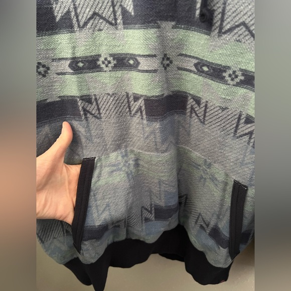 Faherty × Doug Good Feather Campfire Hoodie In Blue Men’s Size Small New - Picture 6 of 12